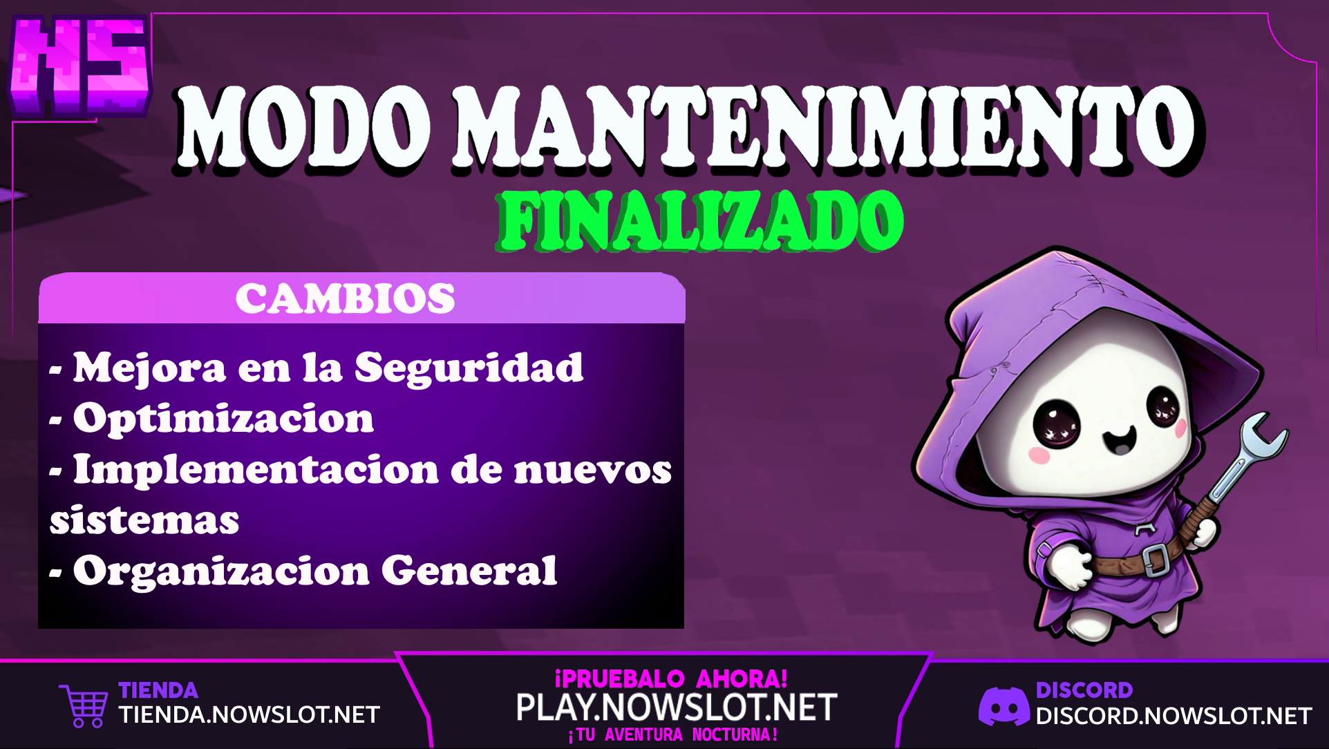 Mantenimiento Finalizado